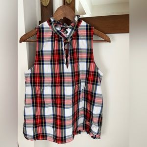 J.CREW Plaid Sleeveless Top